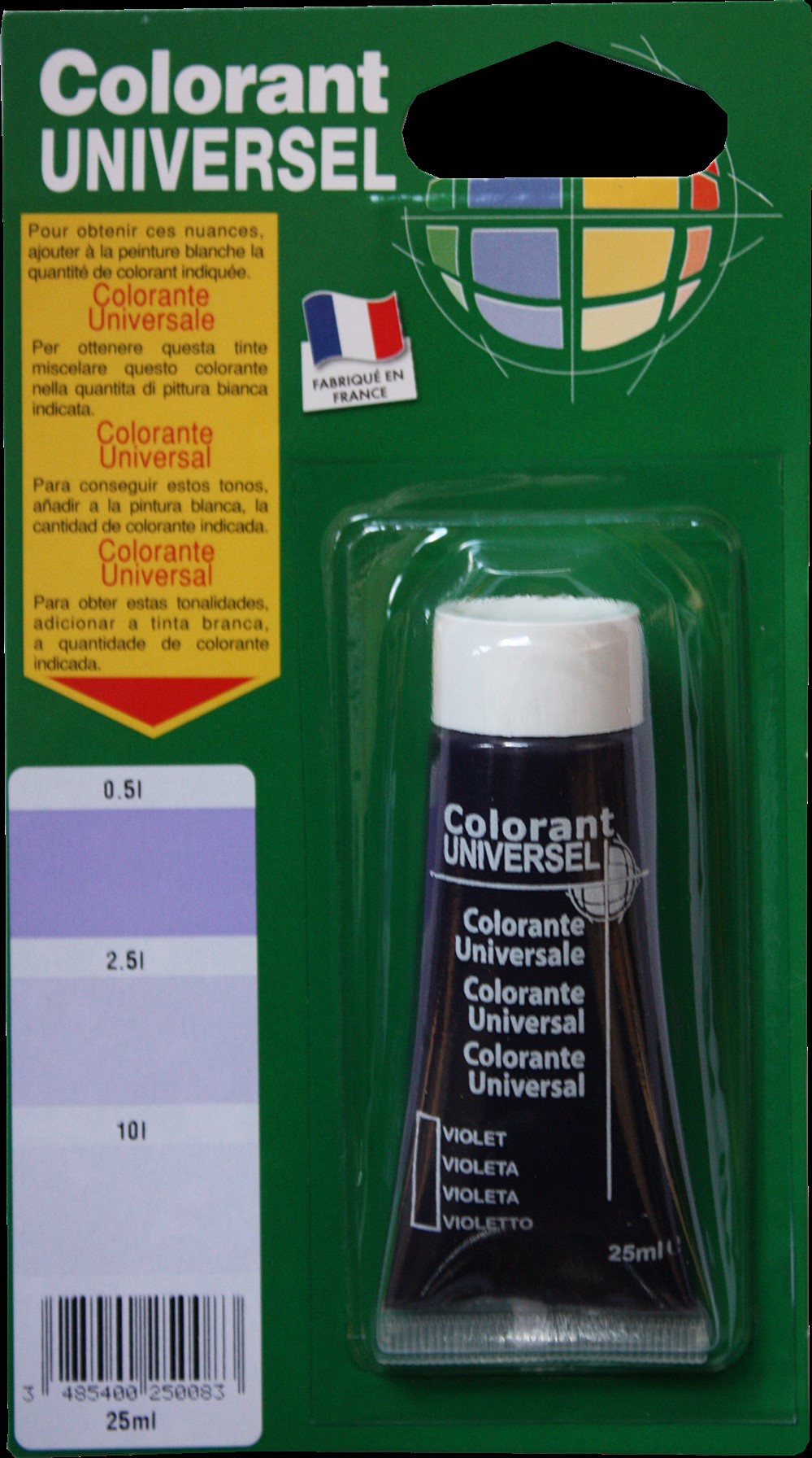 Colorant universel pour peinture violet 25ml